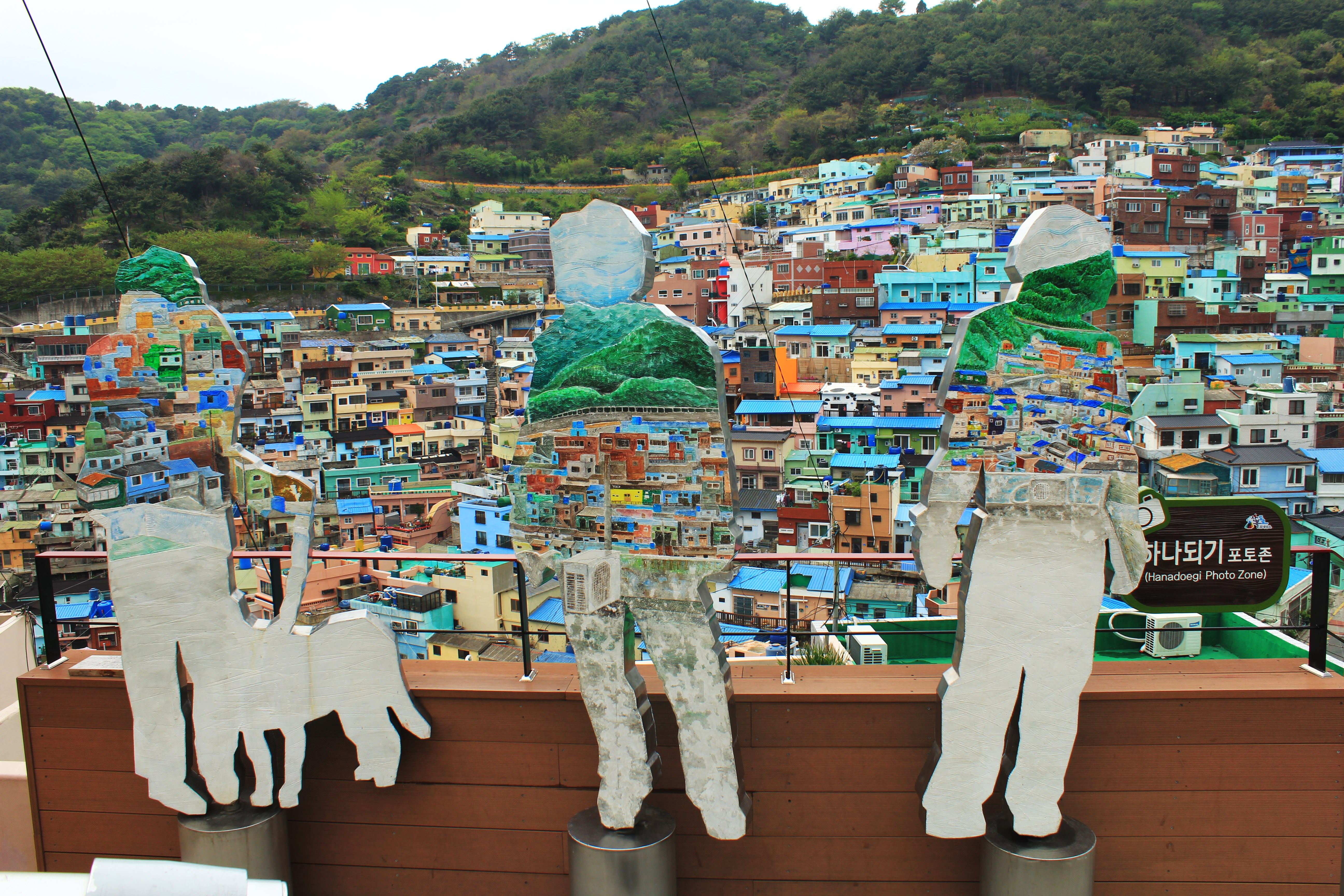 Colorful Artsy Unique Gamcheon Culture Village Busan